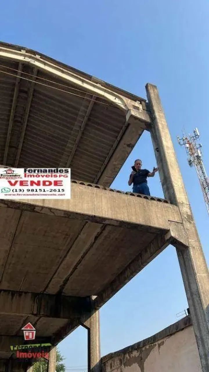 Terreno com galpão à venda na Avenida Kennedy 187 m² por R$ 1.500.000 Tupi Praia Grande SP - Foto 4