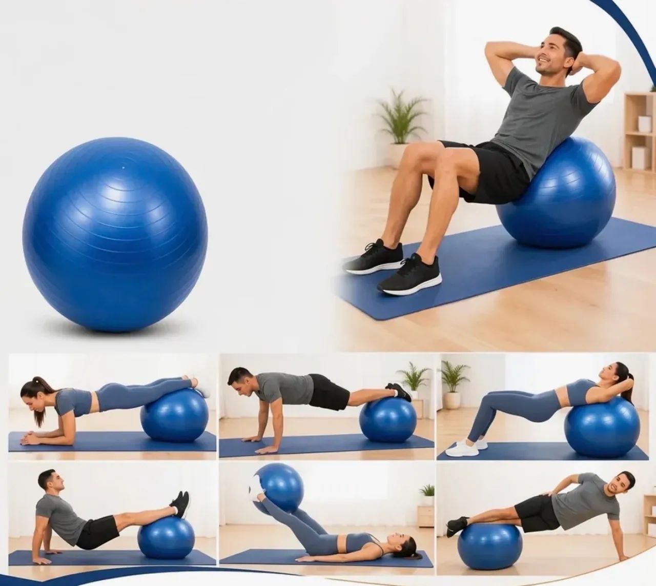 Bola pilates com bomba - Foto 3