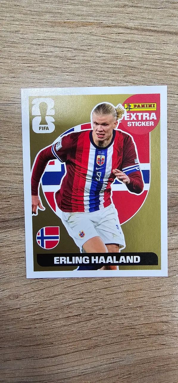 Figurinha Legend Panini 2026 Halland Ouro