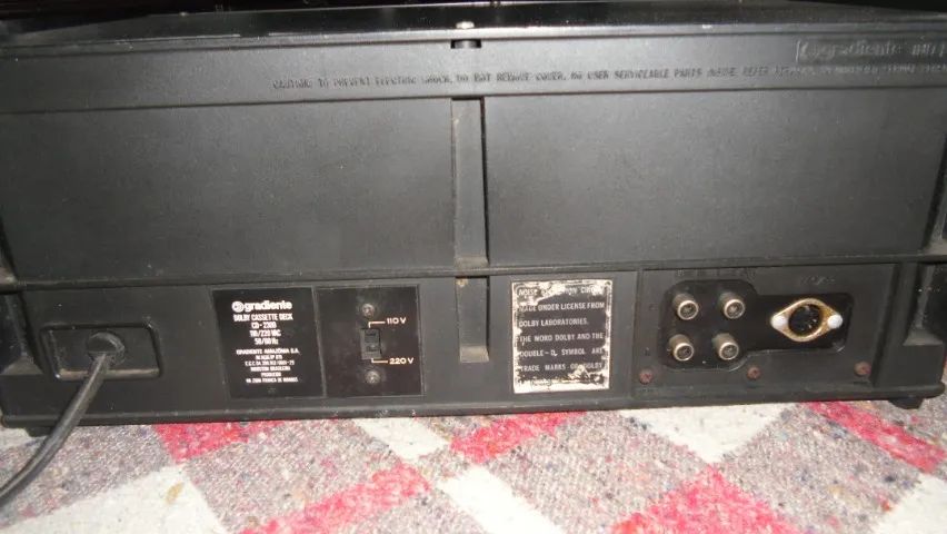 vendo tape deck - gradiente  mod CD 2300 - Foto 2