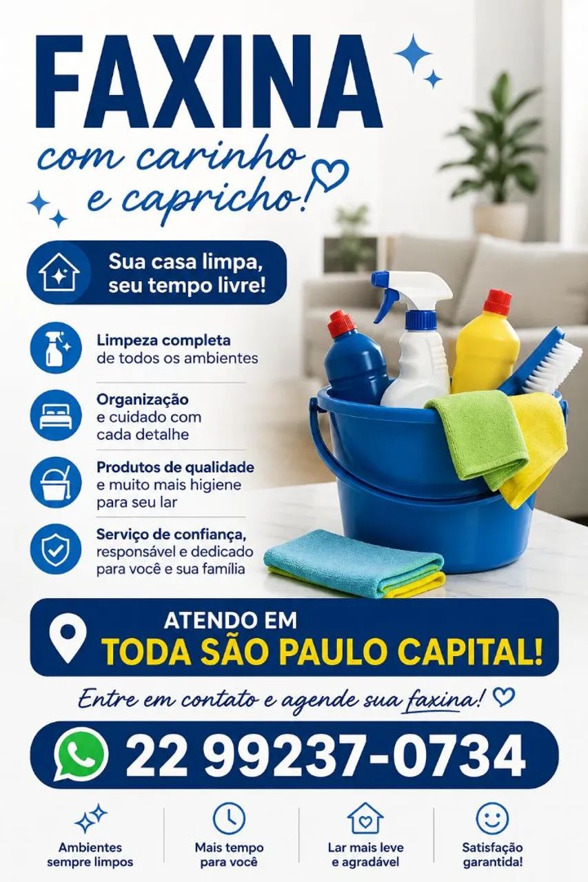 Faxina em São Paulo 