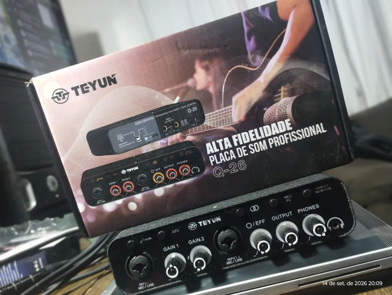 ? TEYUN Q-26 + CABO XLR | POUQUÍSSIMO USO - Foto 5