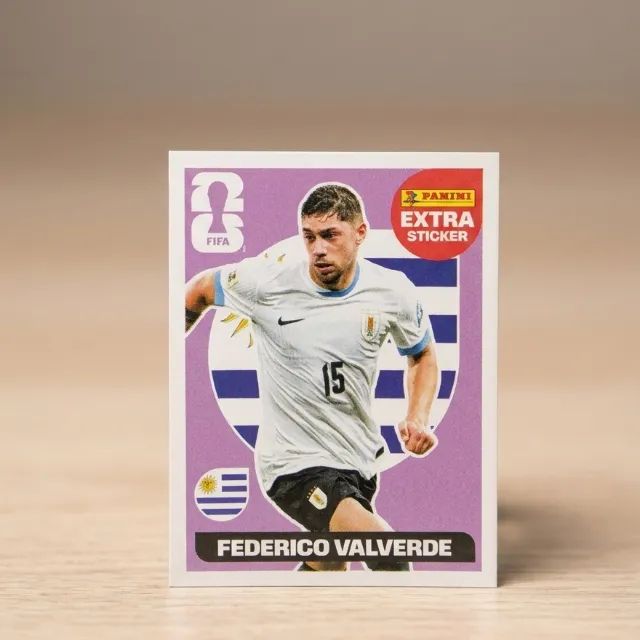Figurinha Federico Valverde Extra Legend Base