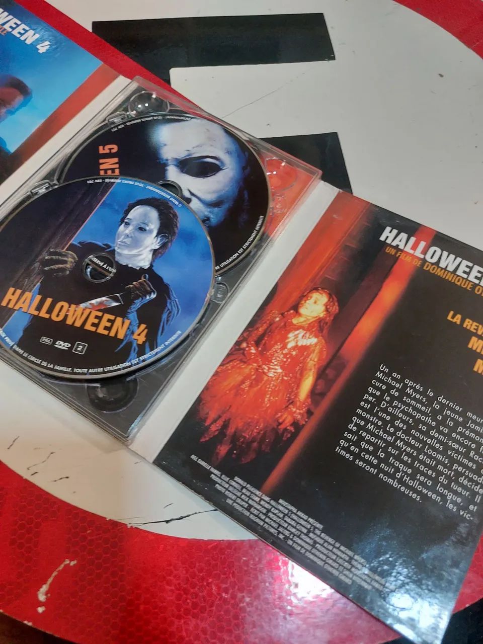 Haloween 4 e 5 - Box DVDs Original em Inglês e Francês - CDs, DVDs