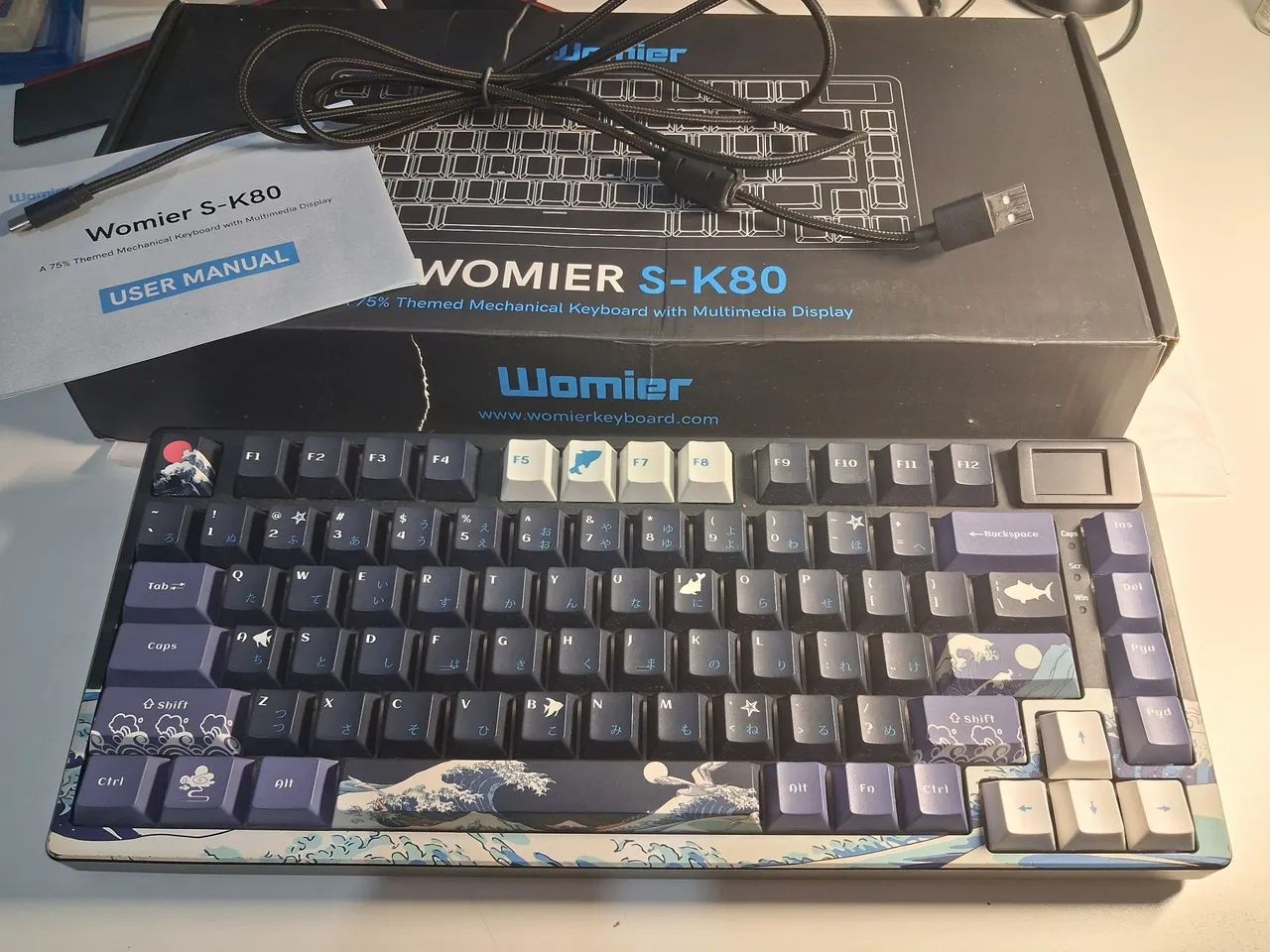 Teclado mecânico Womier Sk80 - Foto 2