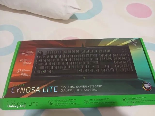 Teclado razer cynosa lite otimo estado usado