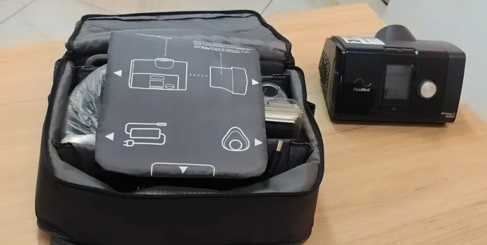 Kit CPAP automático AirSense 10 AutoSet com Umidificador e Wisp - Foto 3