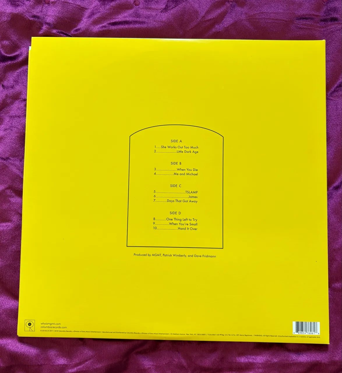 MGMT Little Dark Age Disco de Vinil Duplo LP importado - Foto 3