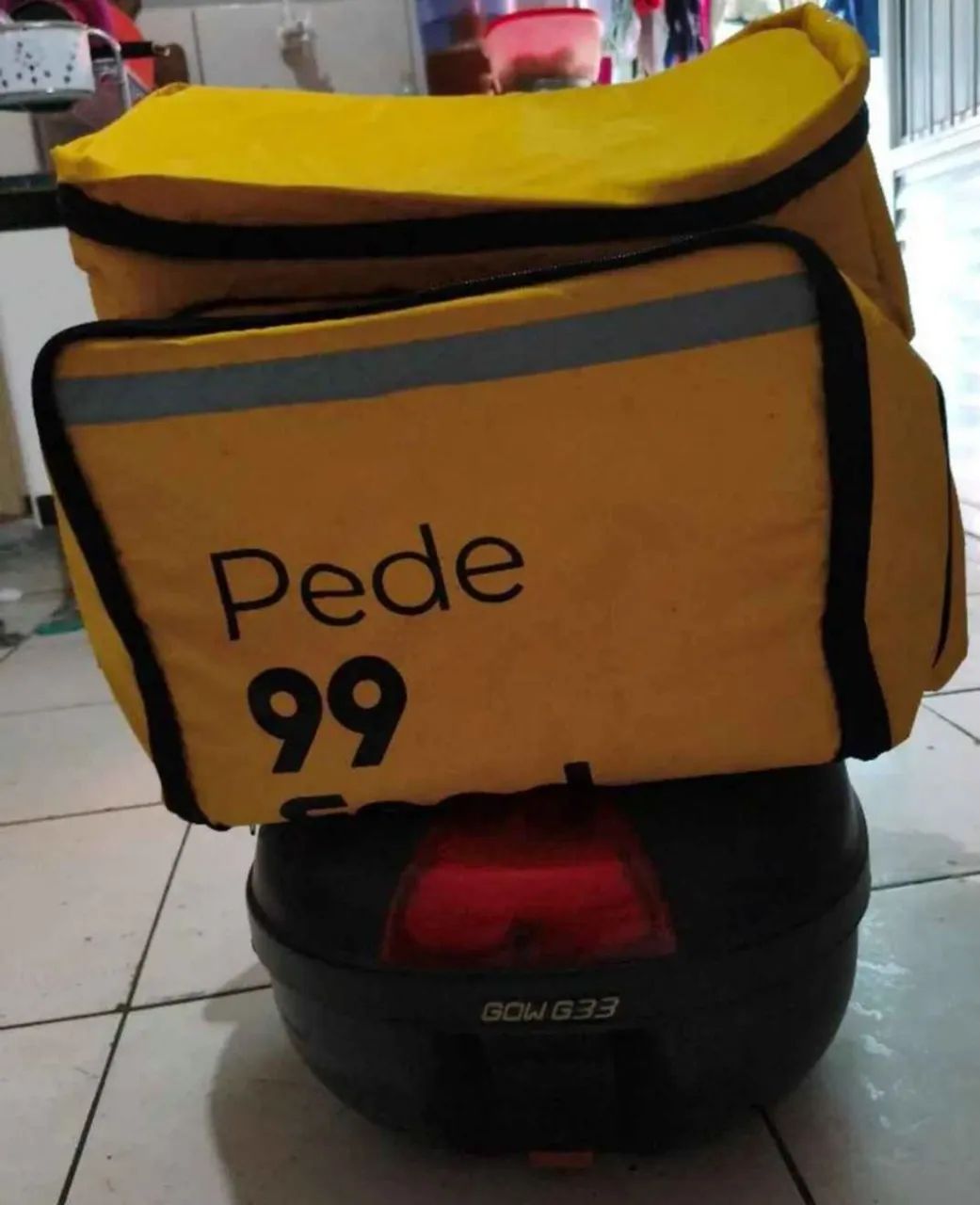Kit baú e bag moto 