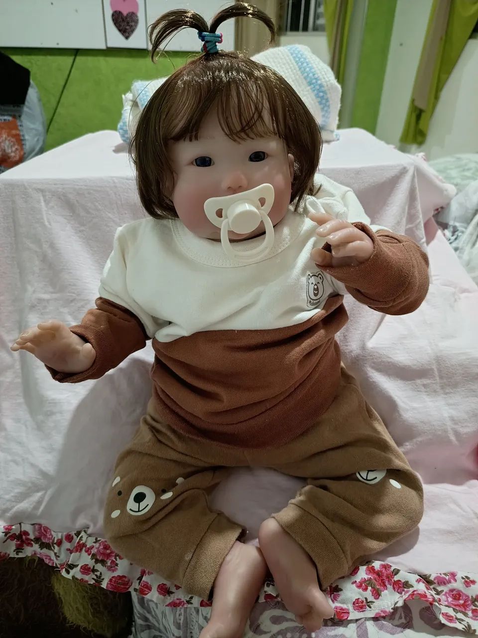 Bebê reborn 50 cm importado novo - Foto 3