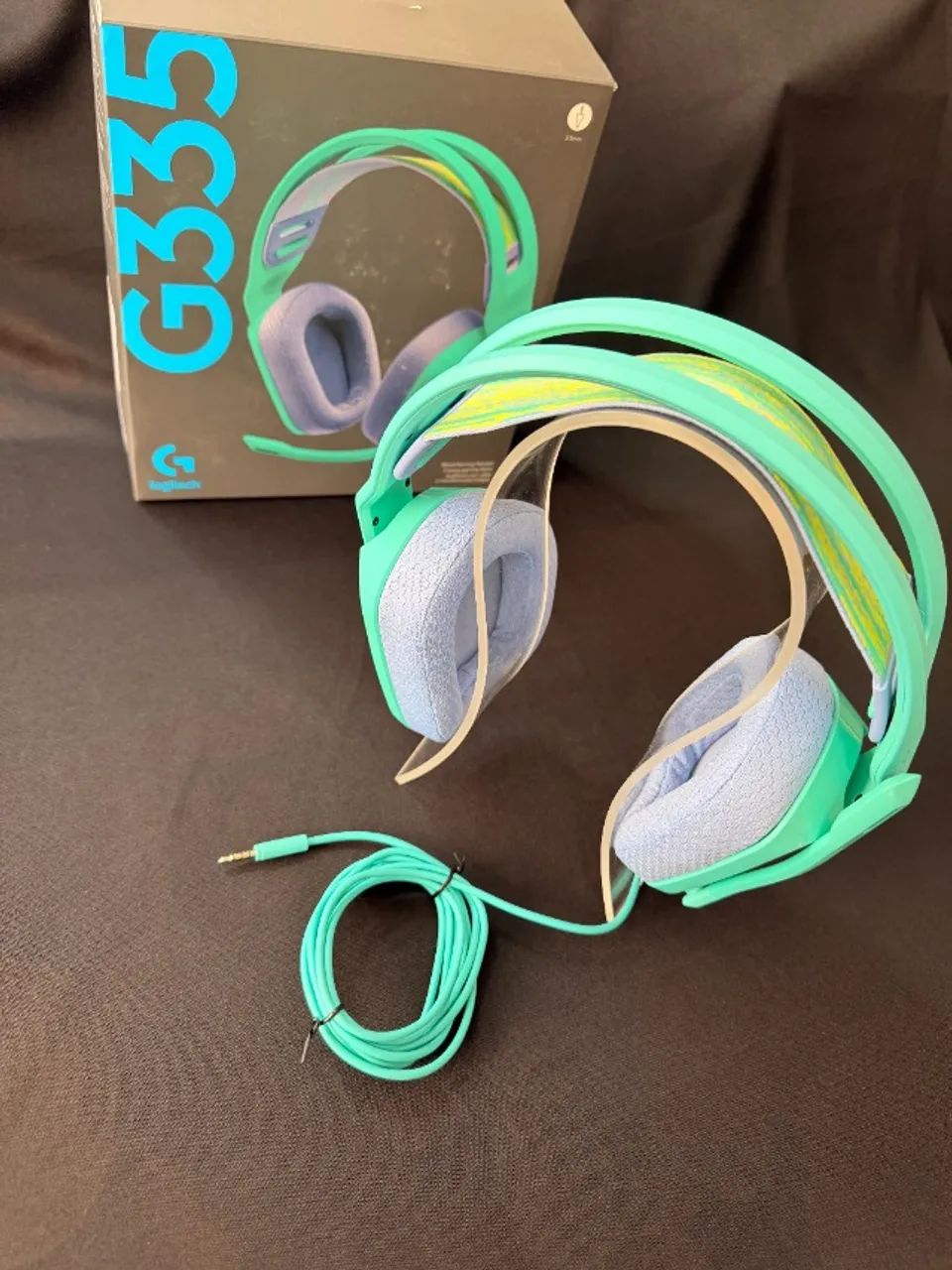 Headset Gamer Logitech G335 Mint Original - Foto 4