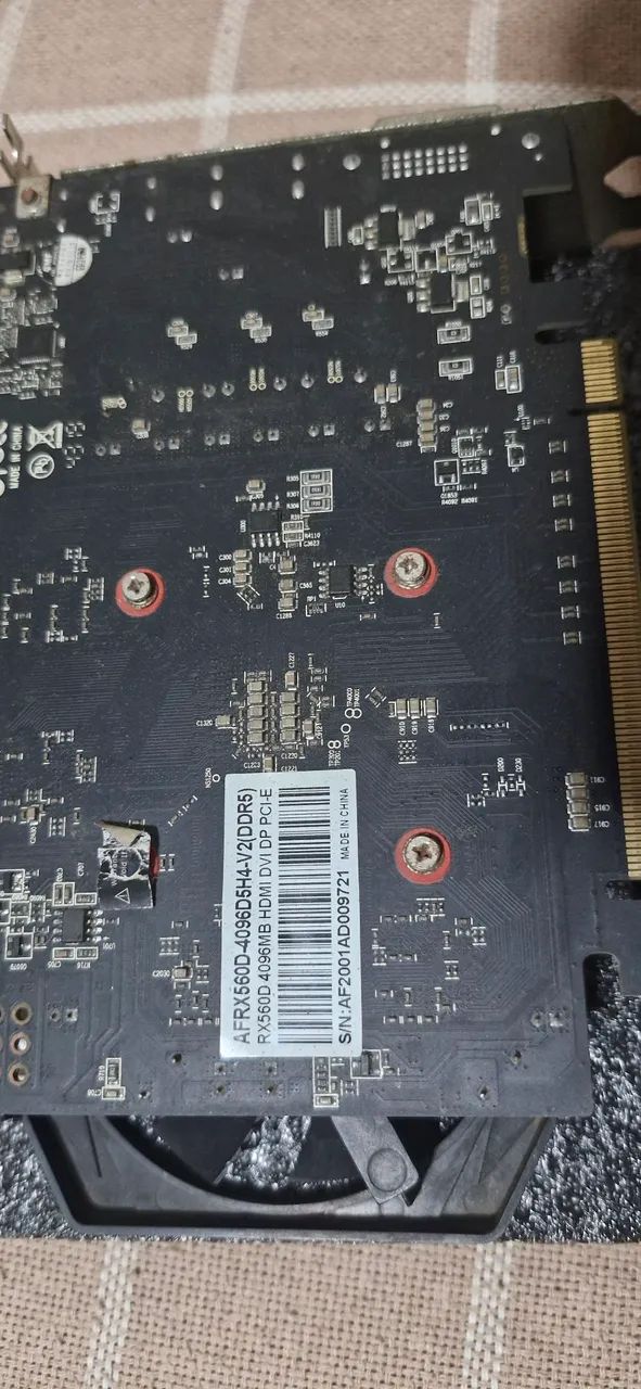 Vendo Placa de Vídeo AFOX RX 560D - Foto 3