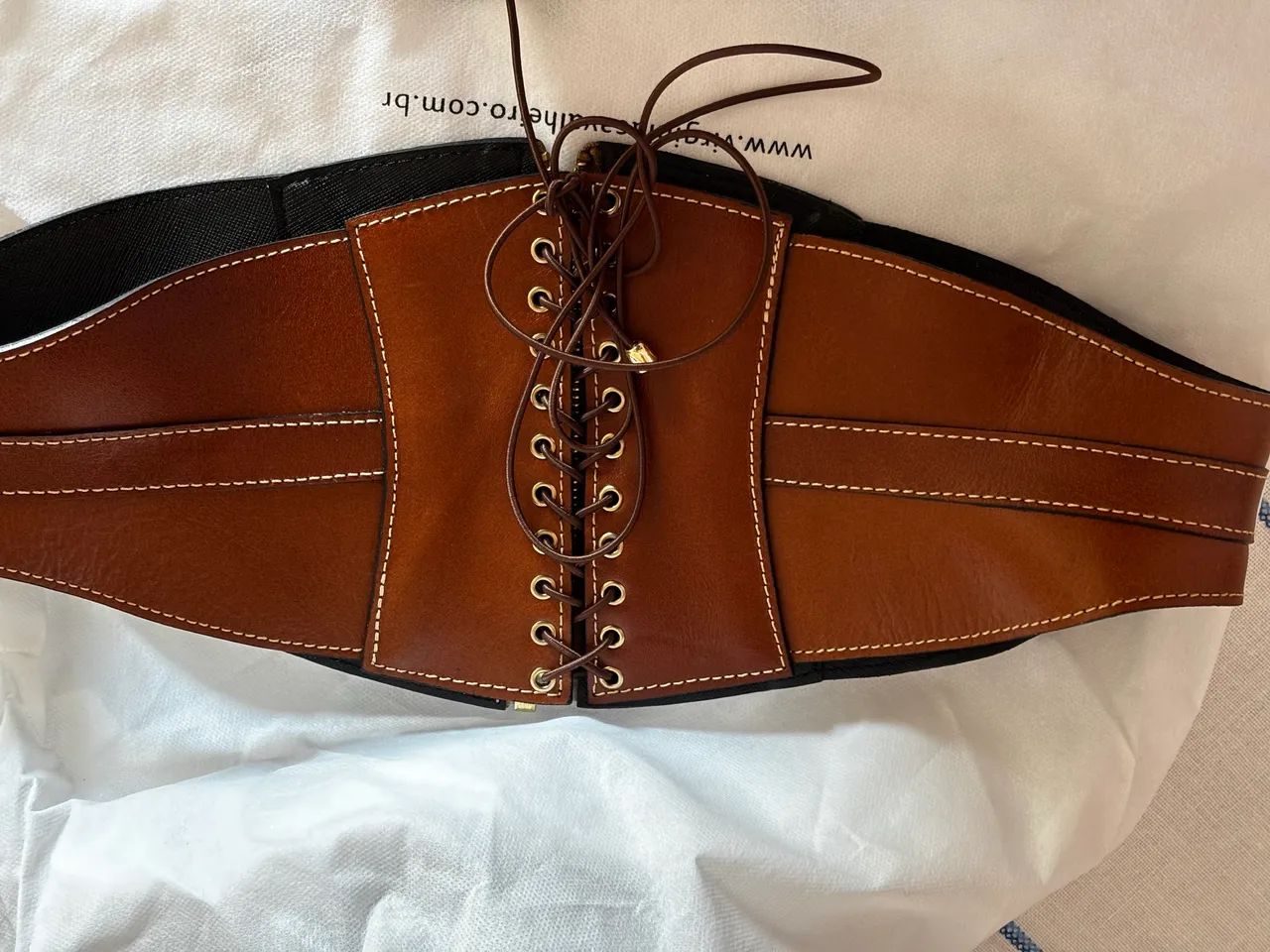Cinto corselet couro  - Foto 5
