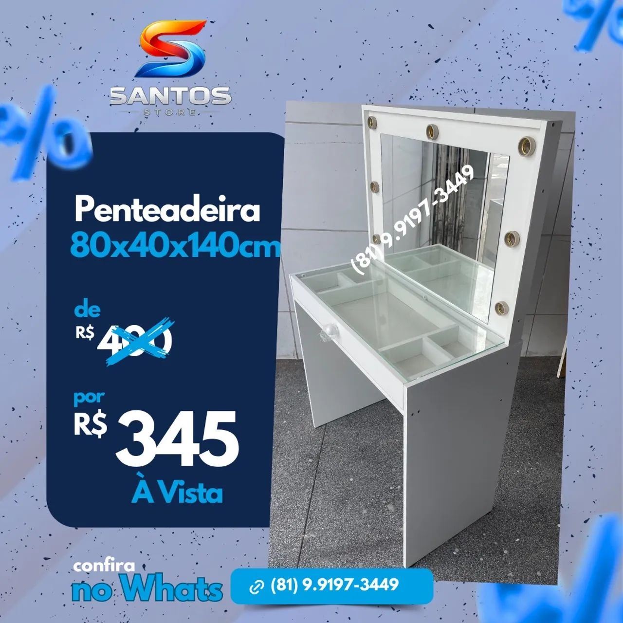 Penteadeira Camarim P1cb - Foto 2