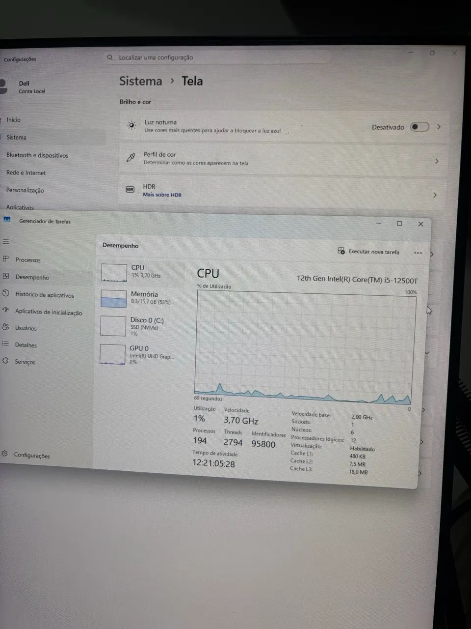 Dell optiplex 3000 i5 12 geração 16 gb ram ssd 512gb - Foto 4