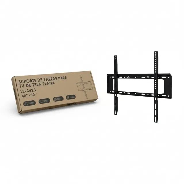 SUPORTE DE PAREDE PARA TV TELA PLANA 40à80 POLEGADAS LE-3423 