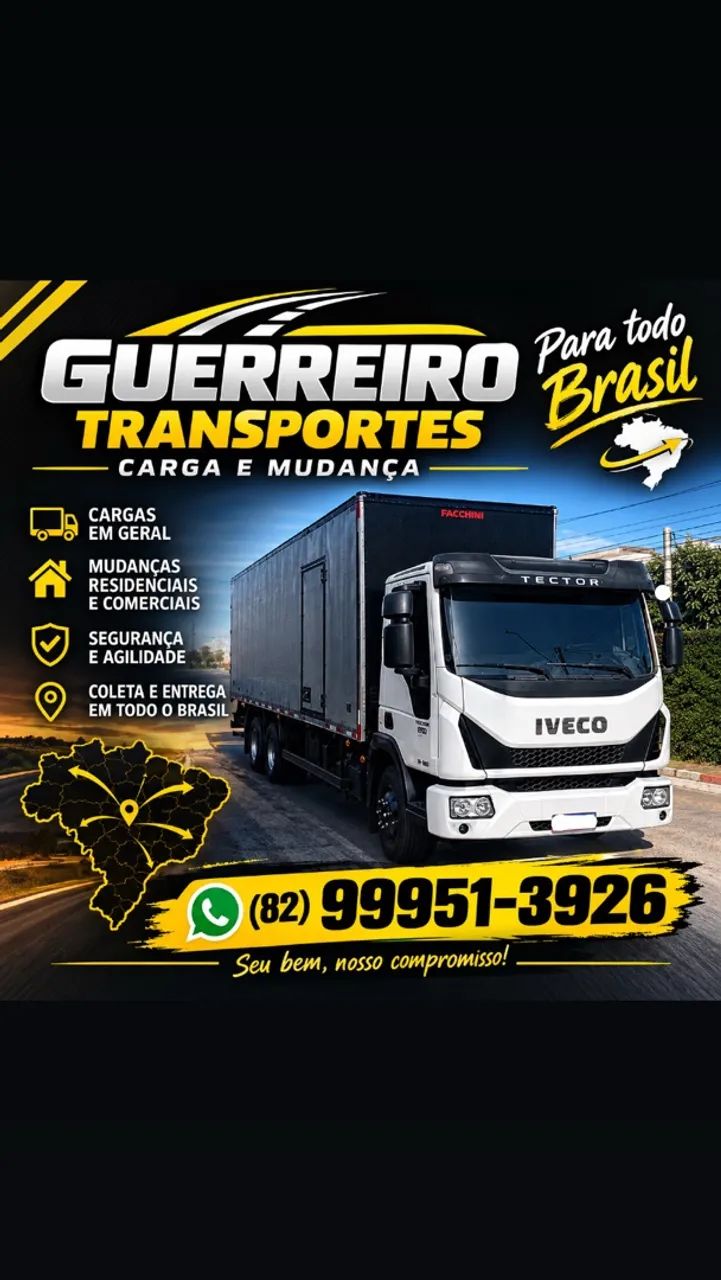 CARGAS E MUDANÇAS P/TODO BRASIL