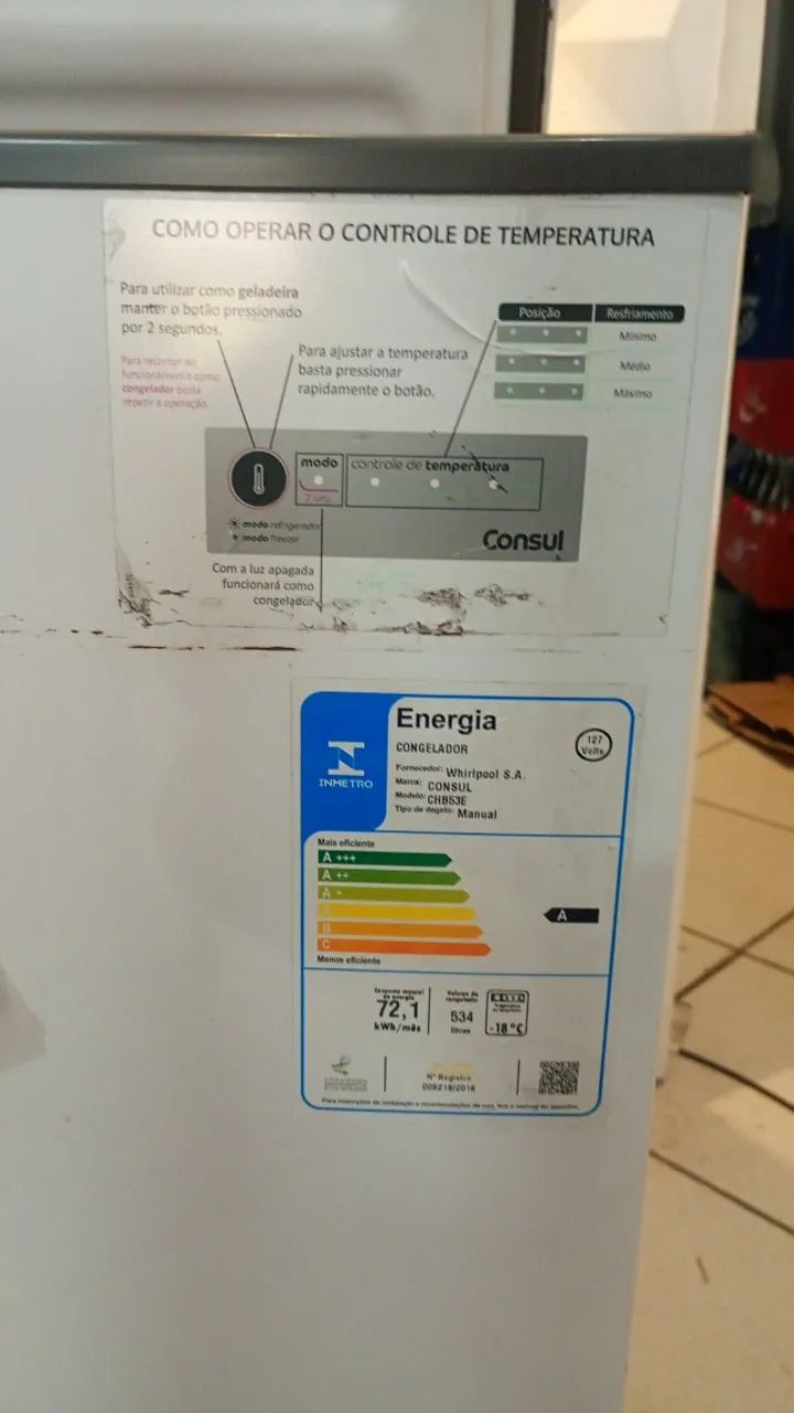 Freezer 2 portas Consul  - Foto 2