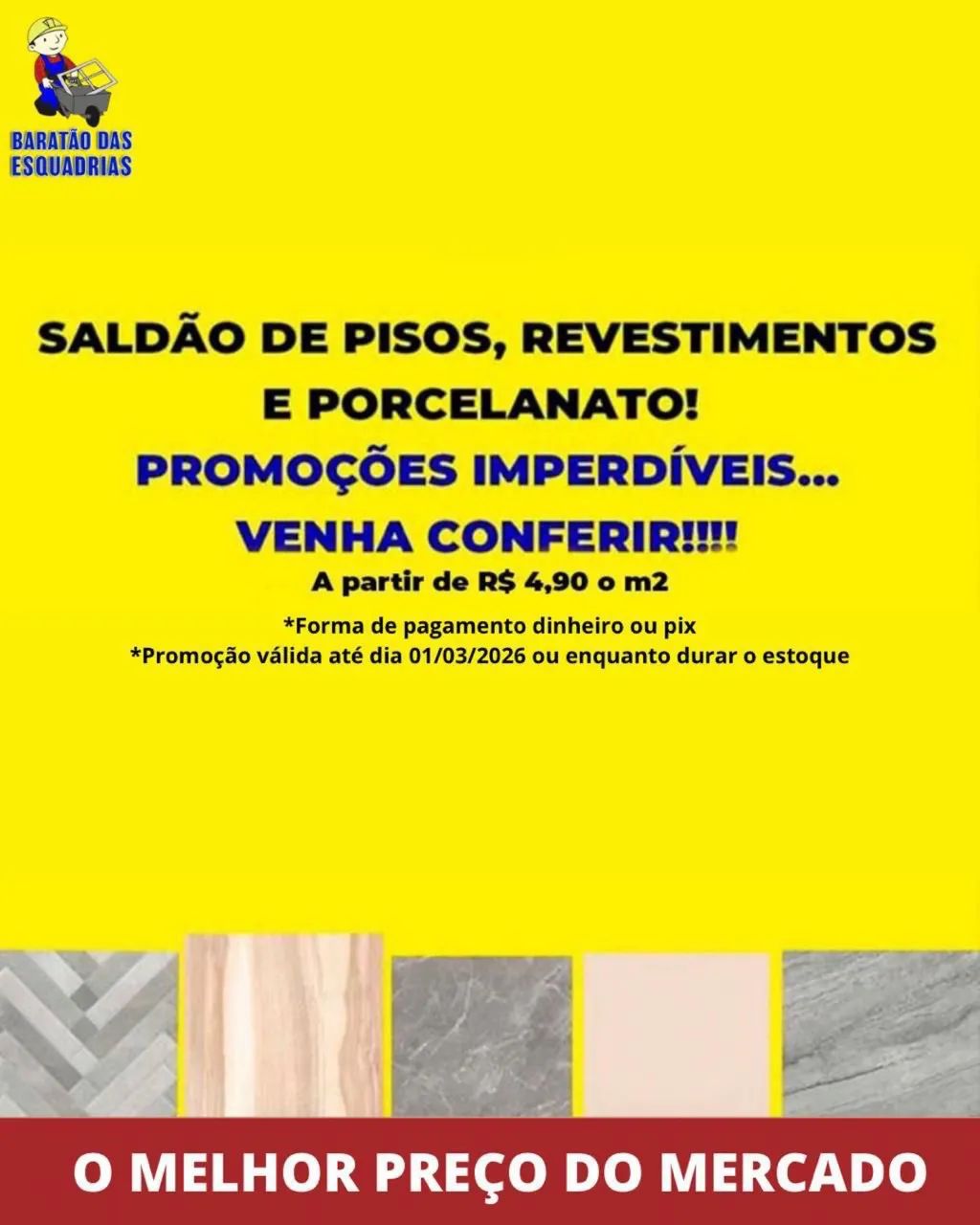 PONTA DE ESTOQUE E SALDÃO - IMPERDÍVEL!!!