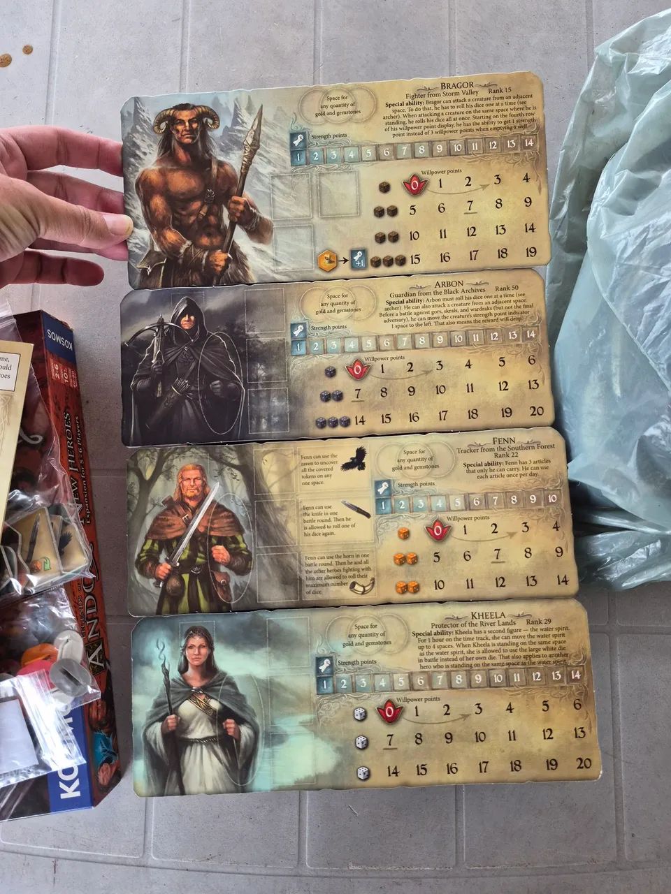 Lendas de Andor + Exp. Novos Heróis  - Foto 3