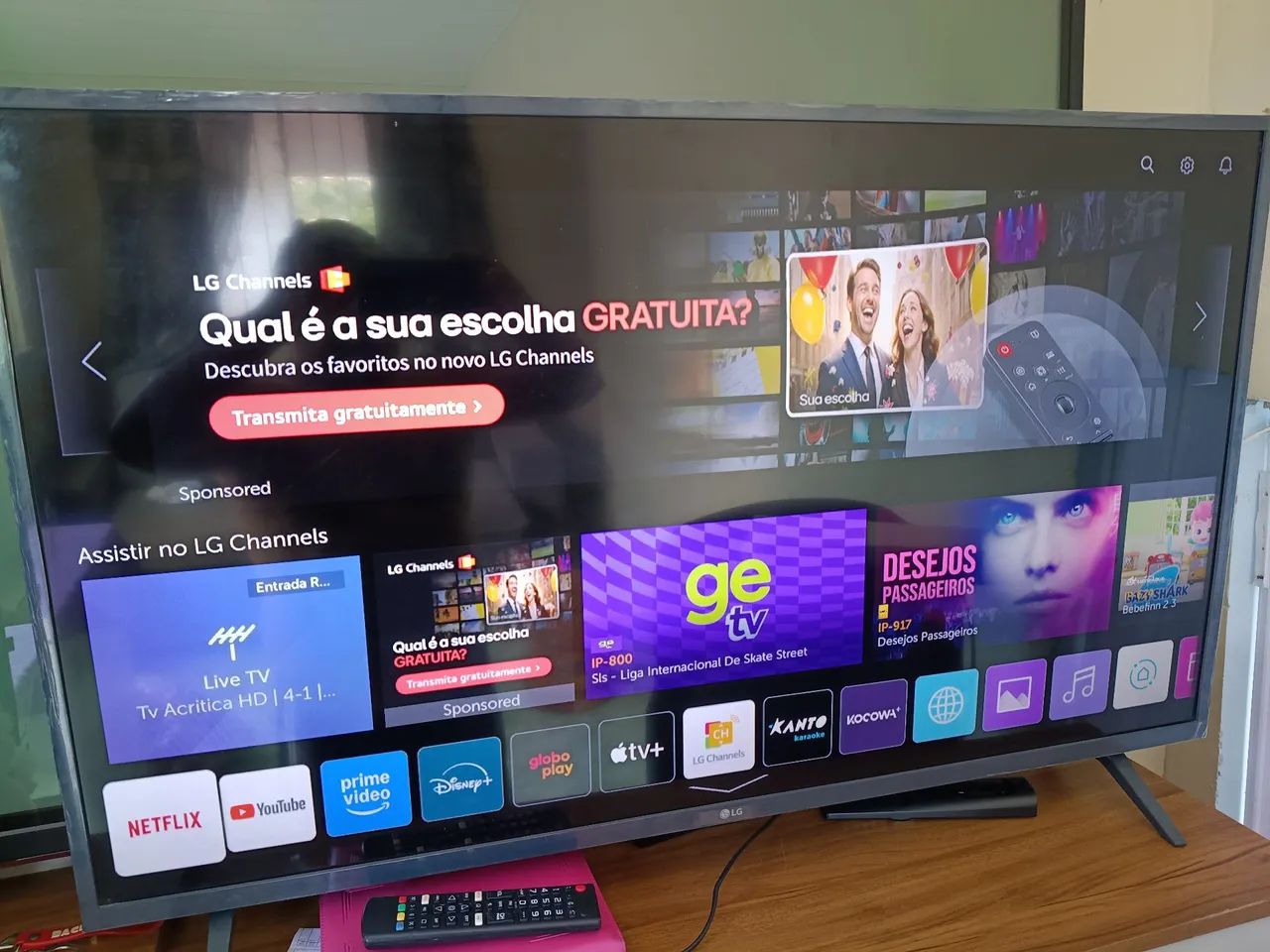 Tv 43 polegadas seminova LG completa leia - Foto 2