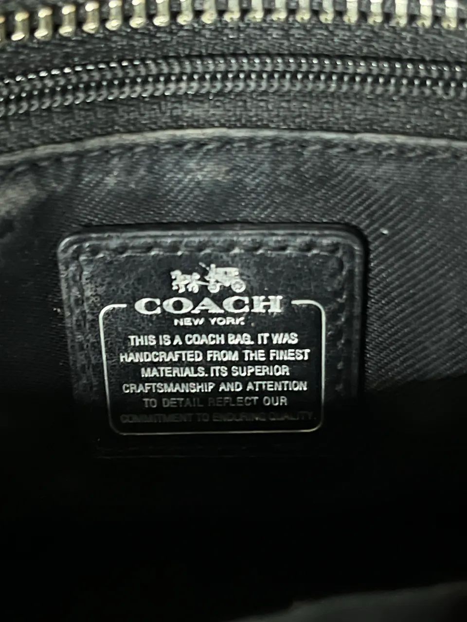 BOLSA COACH SWAGGER 27 PRETA ( ORIGINAL ) - Foto 5