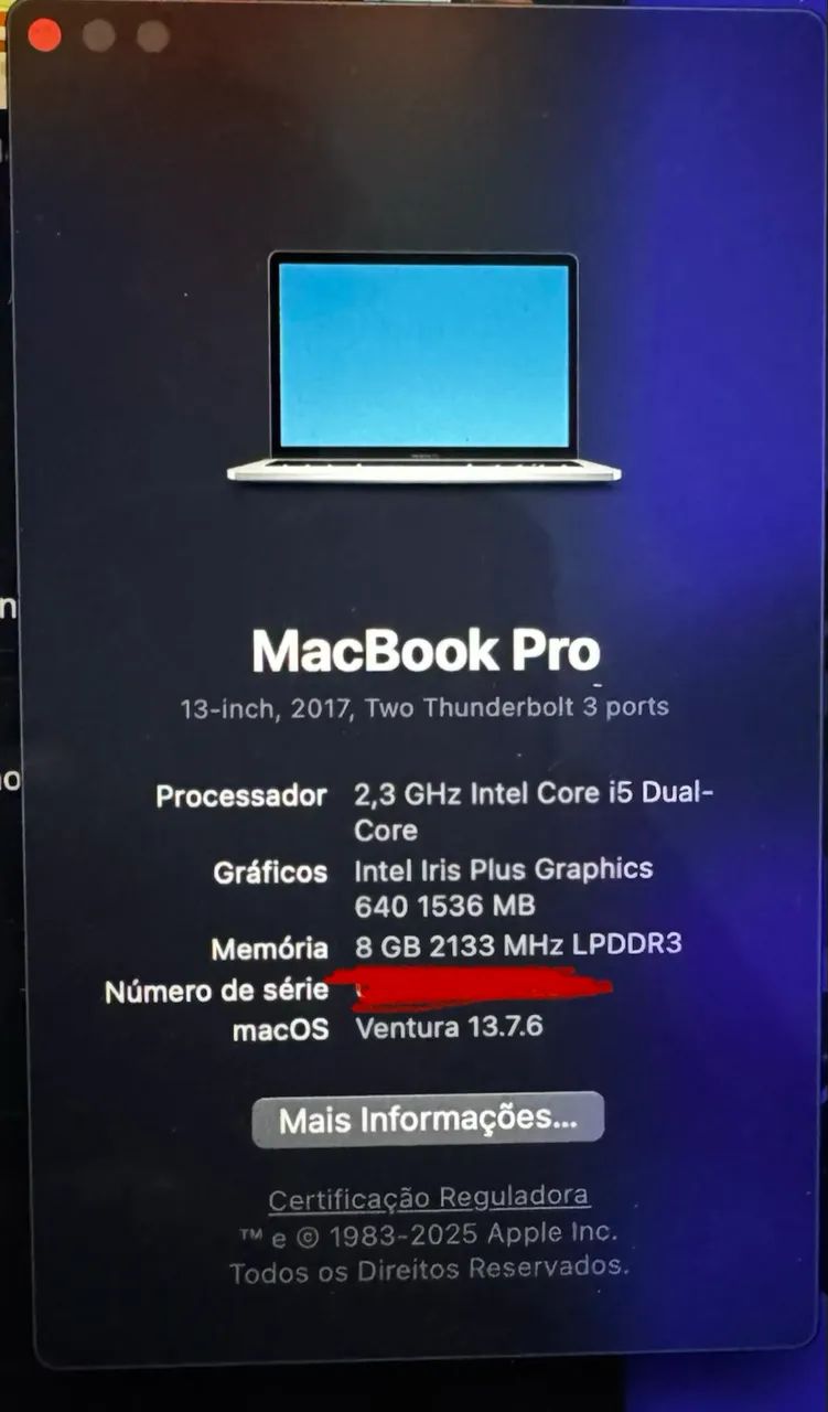Macbook Pro 13 polegadas - 256 gb - Foto 5