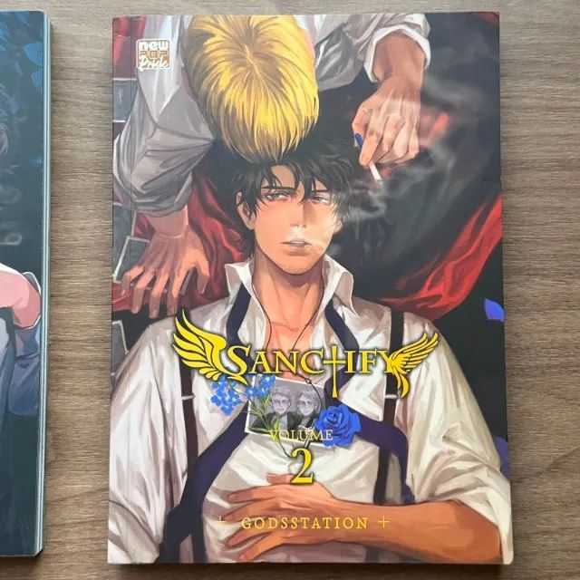 5 Mangás/HQ BL NewPop - Sleeping Dead 1 e 2, Wet Sand 1, Sanctify 1 e 2 - Foto 4