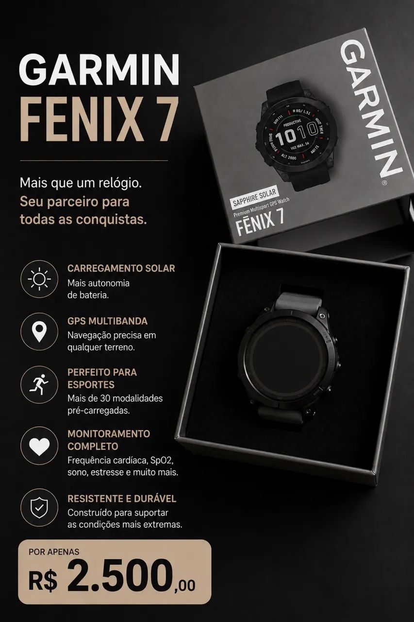 Vendo relógio garmin 