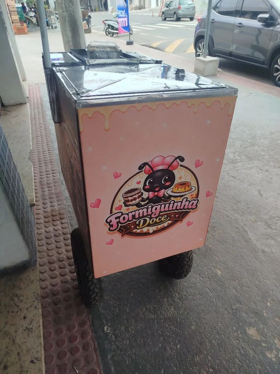 Venda carrinho de inox novo. - Foto 4