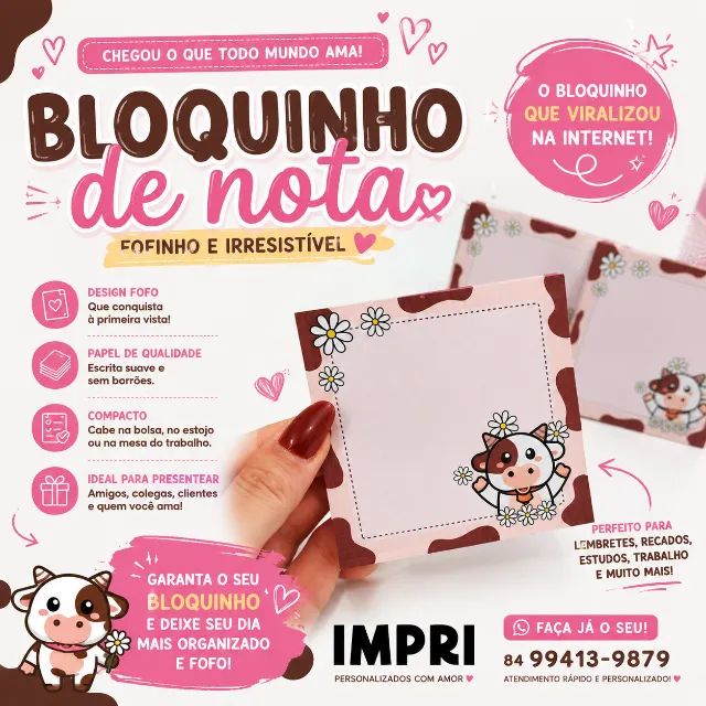 bloco de notas fofinho - Foto 4