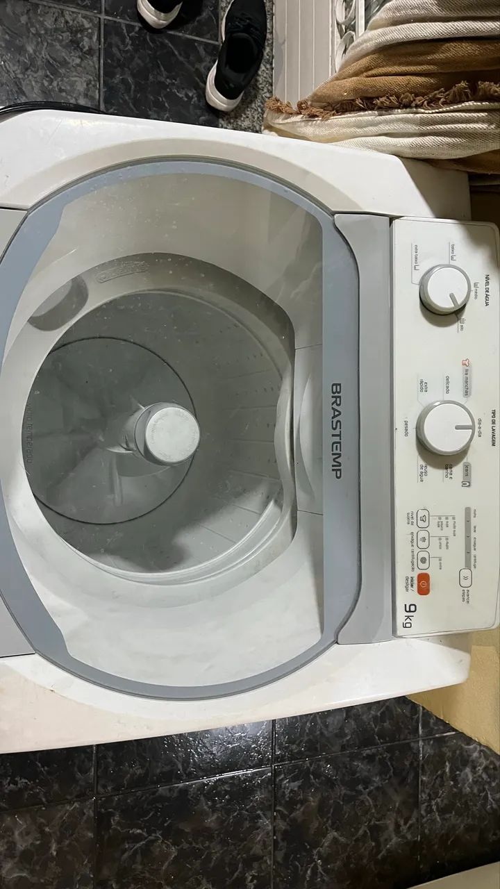 Máquina de Lavar Brastemp 9kg - Funcionando Perfeitamente - Oportunidade R$ 600