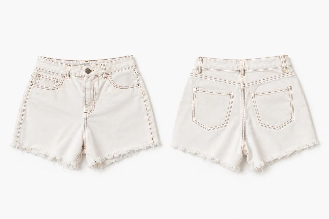 Short jeans branco - Foto 2