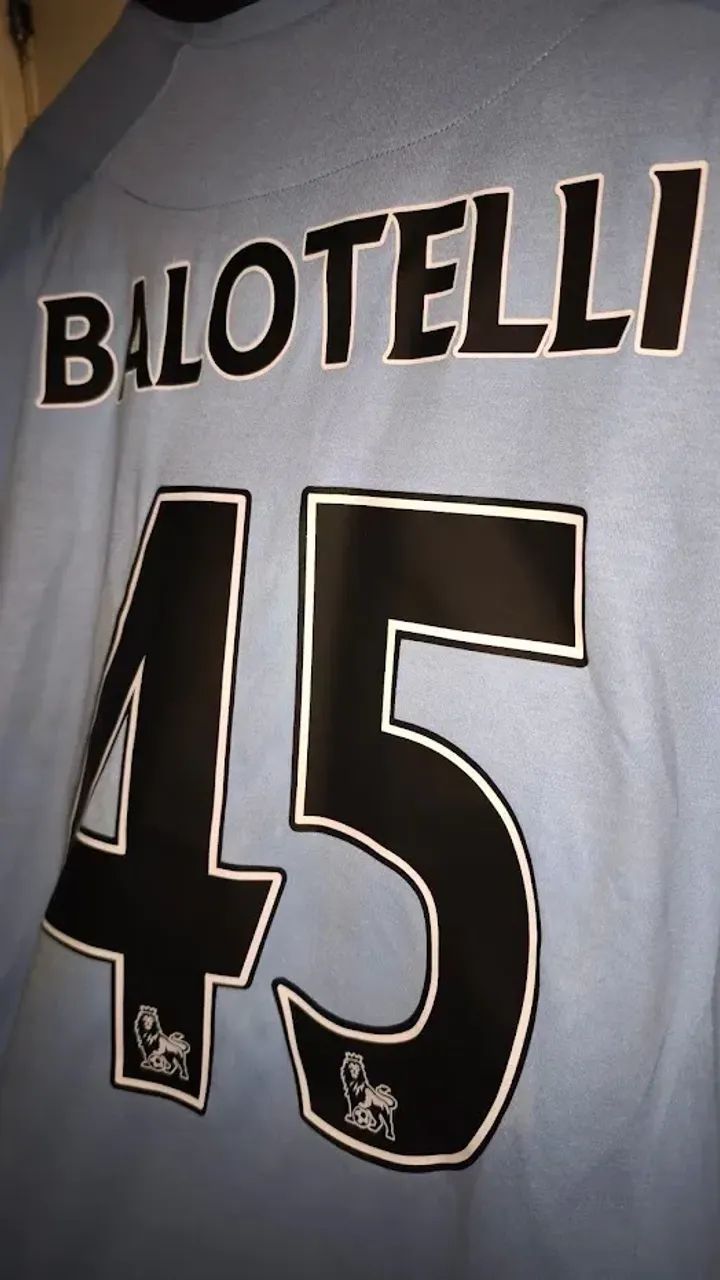Camisa Manchester City 2012-13 (GG) - Balotelli #45 - Roupas