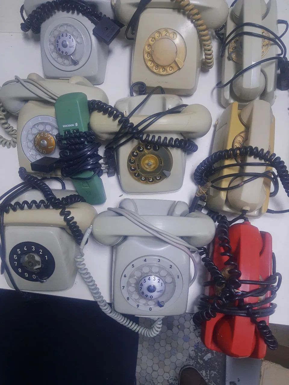 Telefone de disco lote com 10  - Foto 2