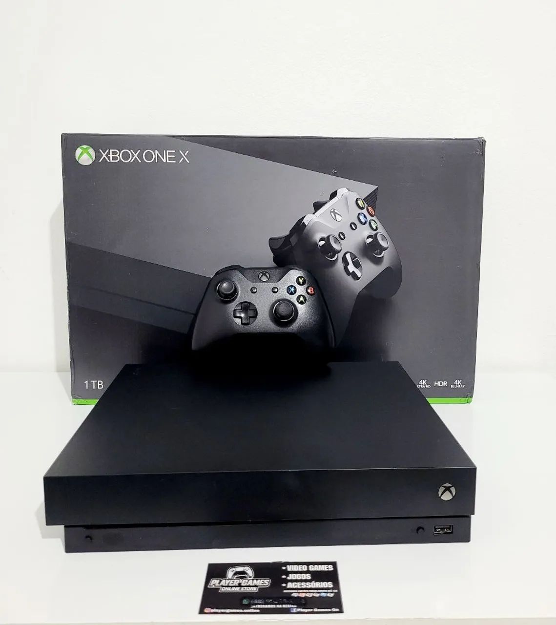Xbox One X 1TB SSD (Parcelo até 12x) - Consoles de Vídeo Game
