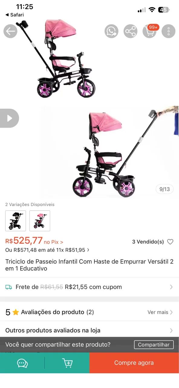 Triciclo infantil  - Foto 2