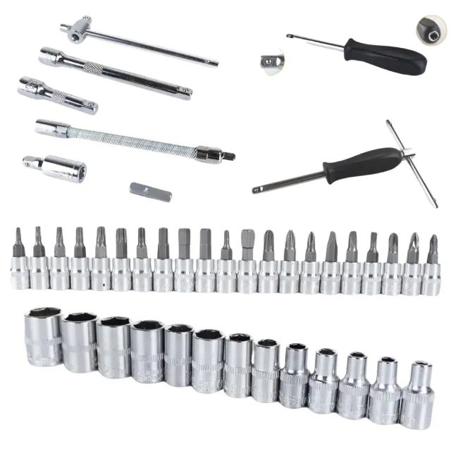 Kit Ferramentas Conjunto Chave Catraca Profissional 46 Pecas - Bomvik Bom - 3905 - Foto 3