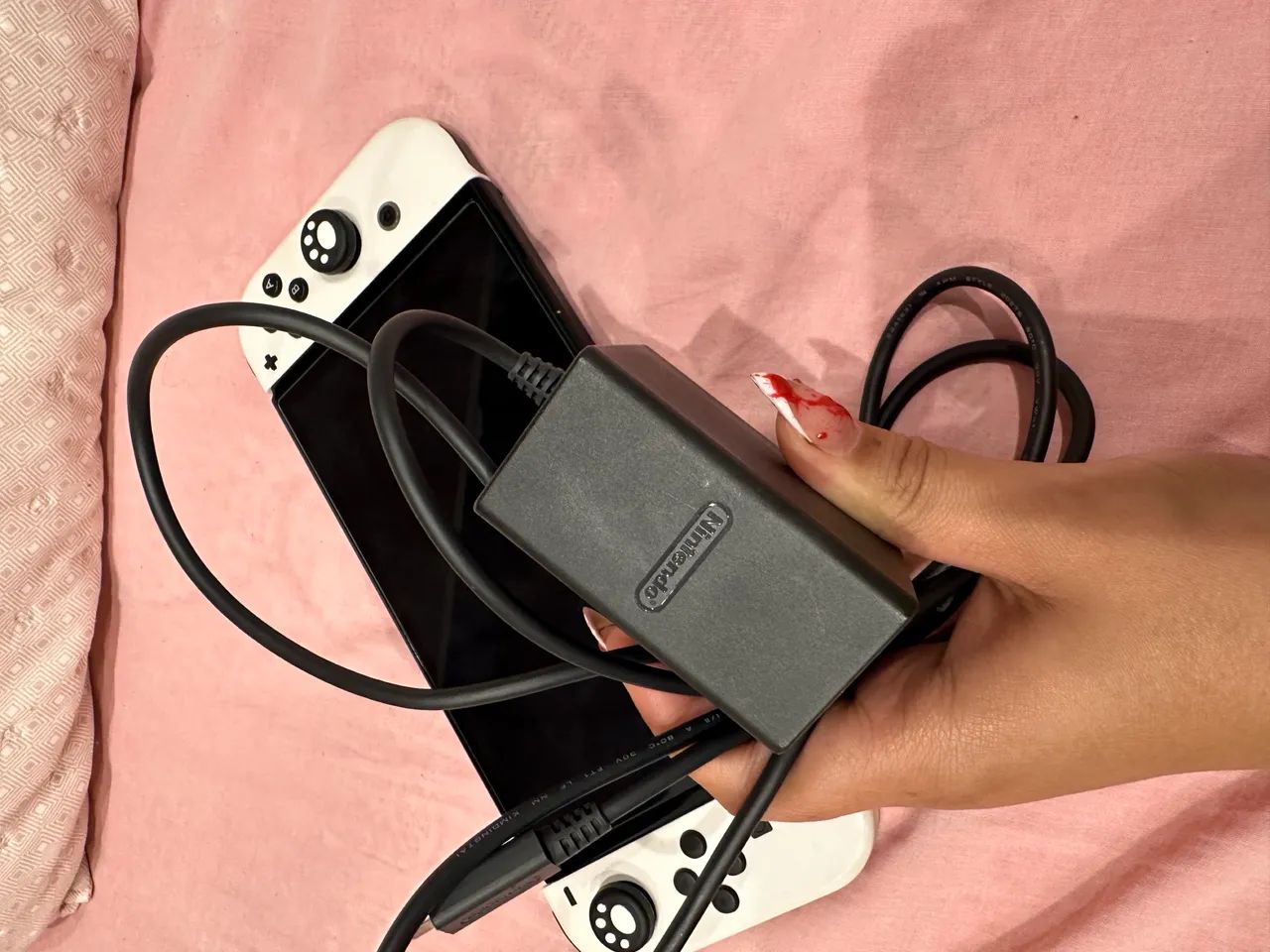 Nintendo Switch Oled Branco  - Foto 2