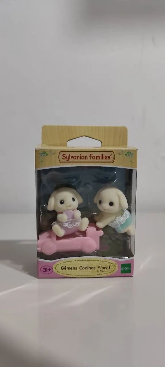 sylvanian families flora rabbit bebê 