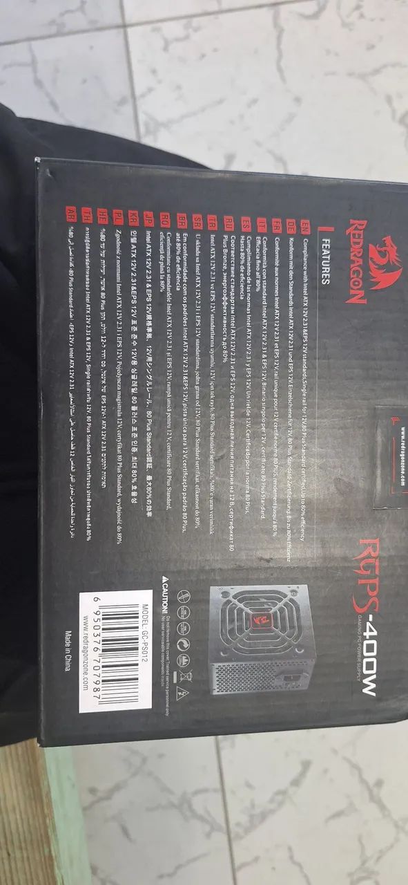 Fonte de PC 400w Redragon - Foto 2