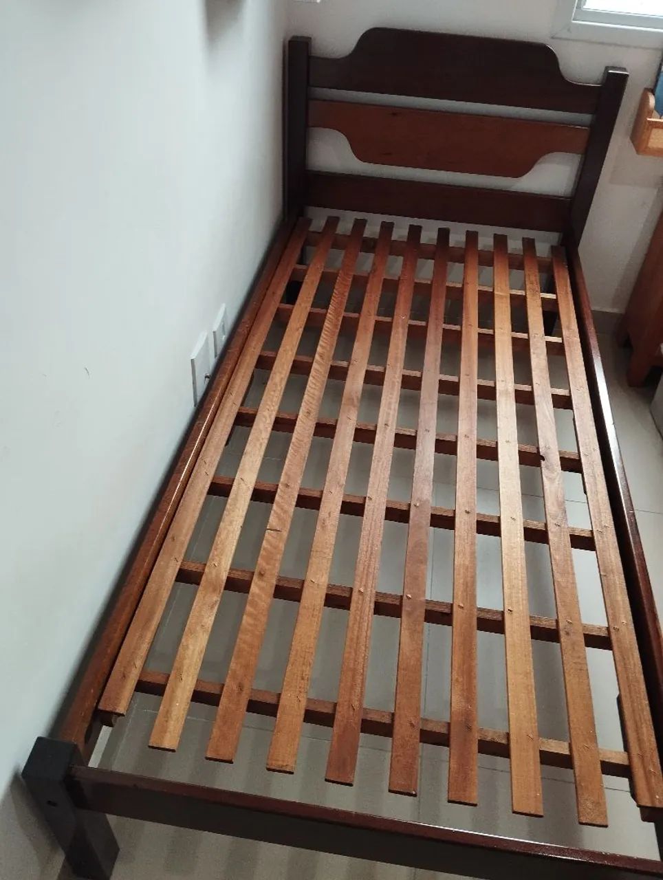 Cama de solteiro em madeira do sul  - Foto 5
