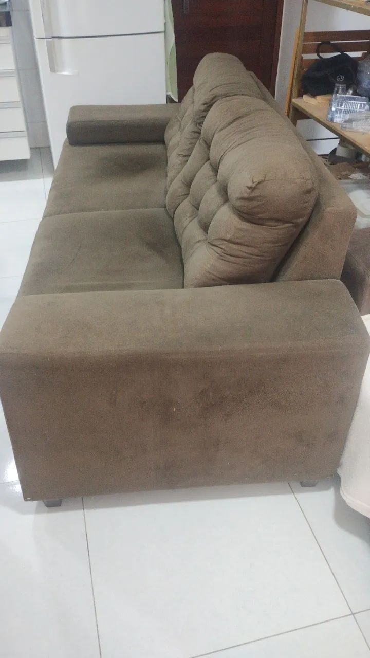 Sofá 2 lugares ( bem conservado) R$ 300.  - Foto 3