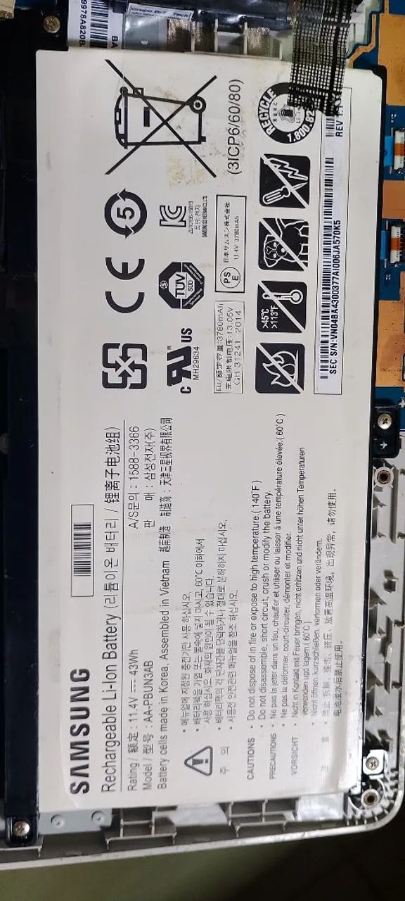 PEÇAS NOTEBOOK SAMSUNG NP300E4M - Foto 5