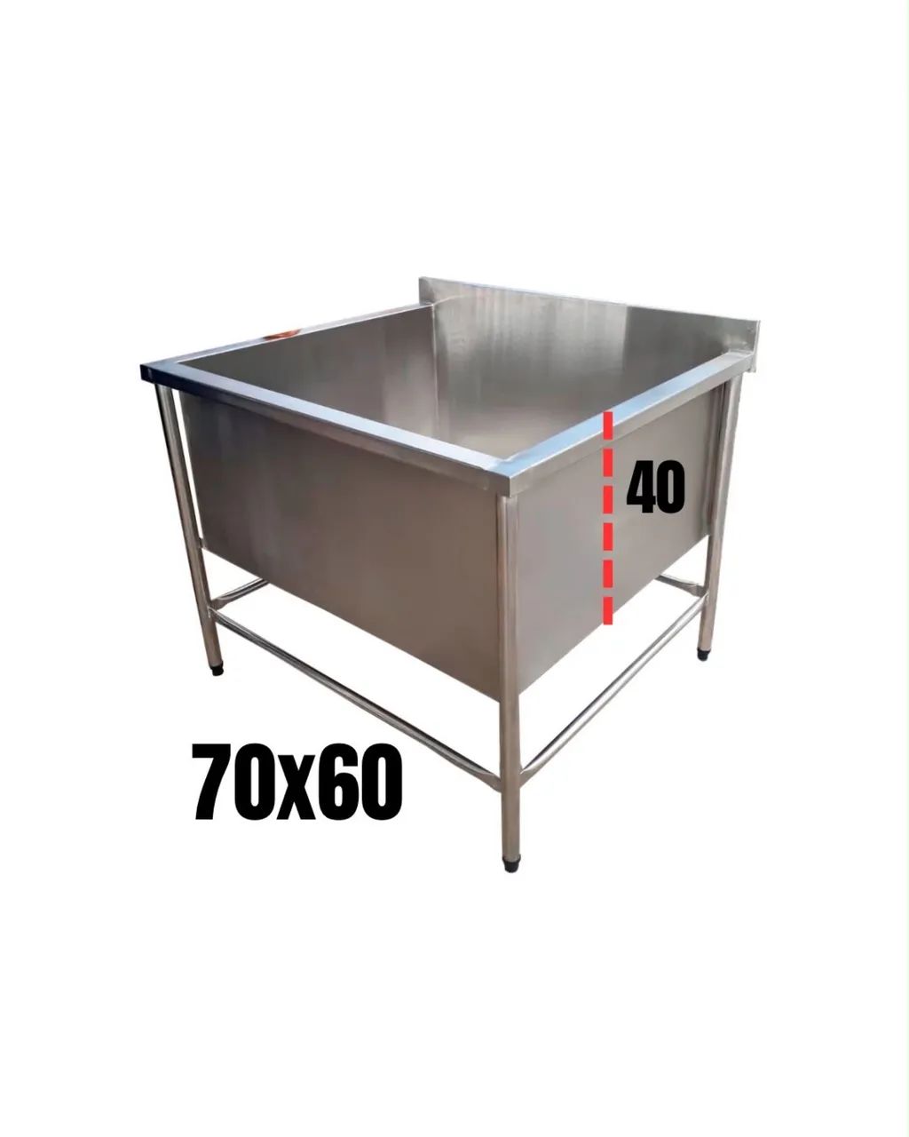 Tanque de aço inox 