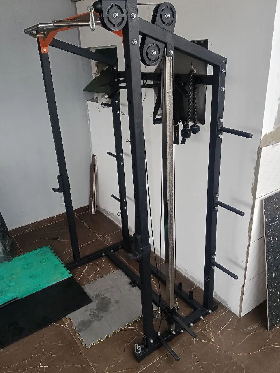 Rack multifuncional para exercícios, academia em sua casa. - Foto 3