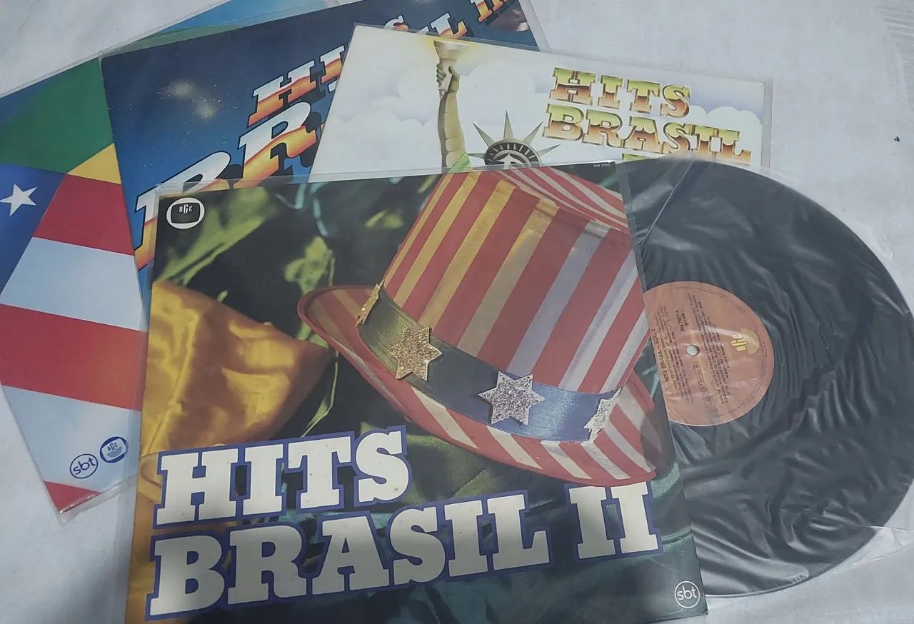 Lote 4 LPs da coletânea Hits Brasil: - Foto 2