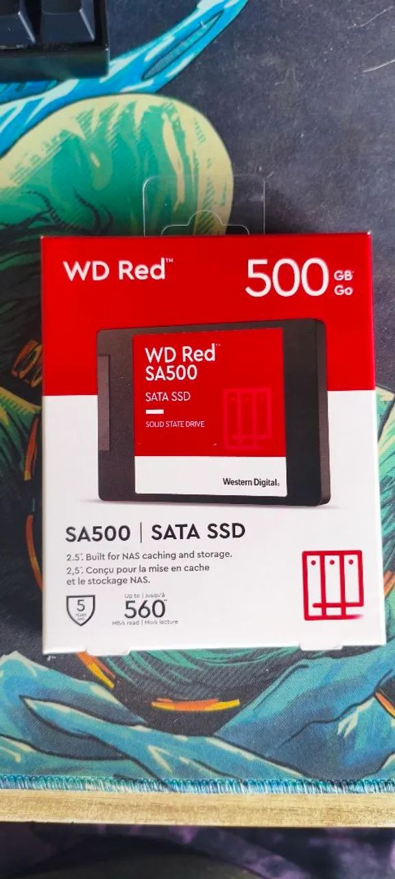 SSD WD 500GB SA500 PARA STORAGE - Armazenamento - Ponta Negra