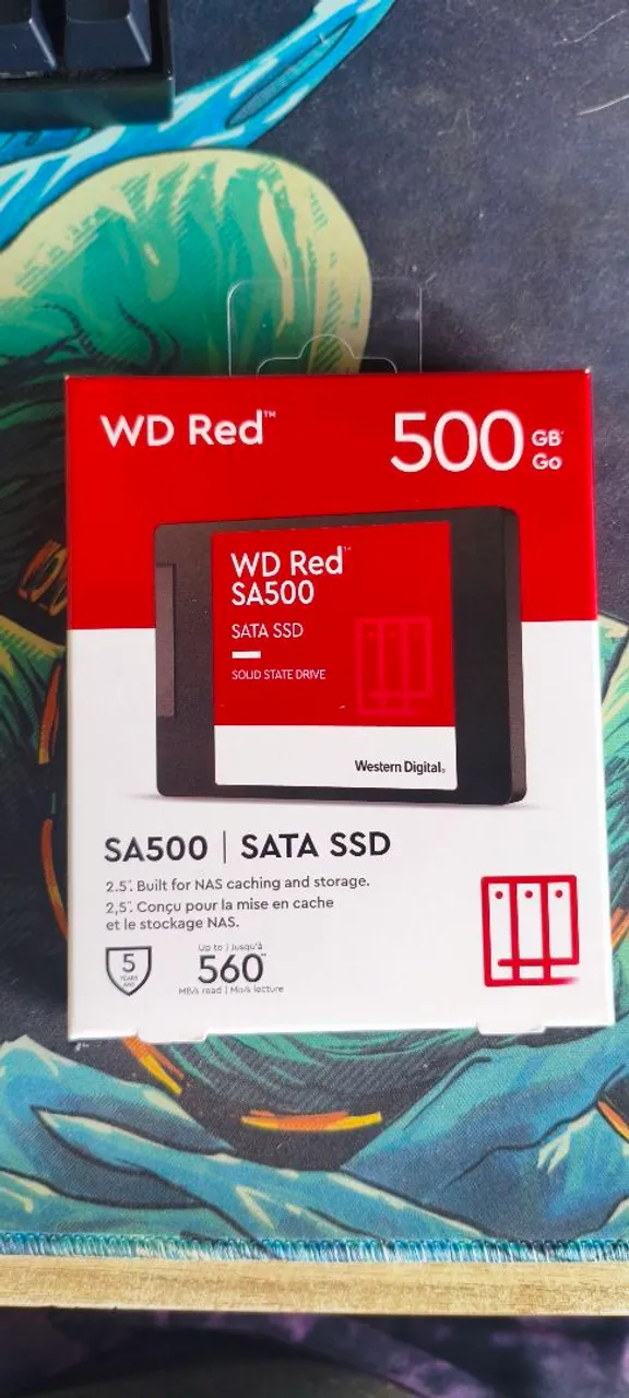 SSD WD RED 500GB SA500 6GB/s - Armazenamento - Ponta Negra, Natal