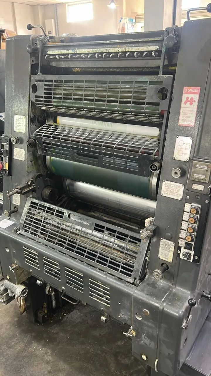 88 Heidelberg GTO 52 4 cores, ano 1981, molha direta, moletom somente no tomador. Rolaria  - Foto 3